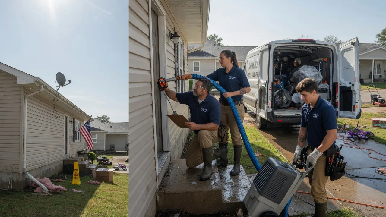 Ceiling Water Damage Restoration in Gilliam, MO near me